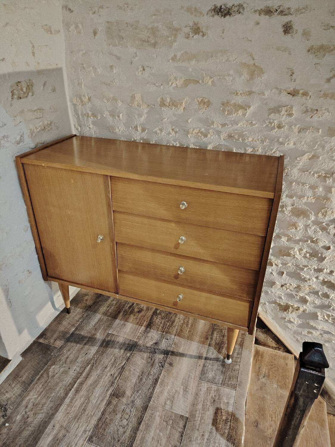 Commode asymétrique 70's