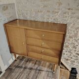 70's asymmetrical chest of drawers