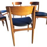 Set of 6 skai teak chairs Samcom B Johannes Andersen