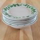 5 dessert plates and their matching bowl (Luciano)