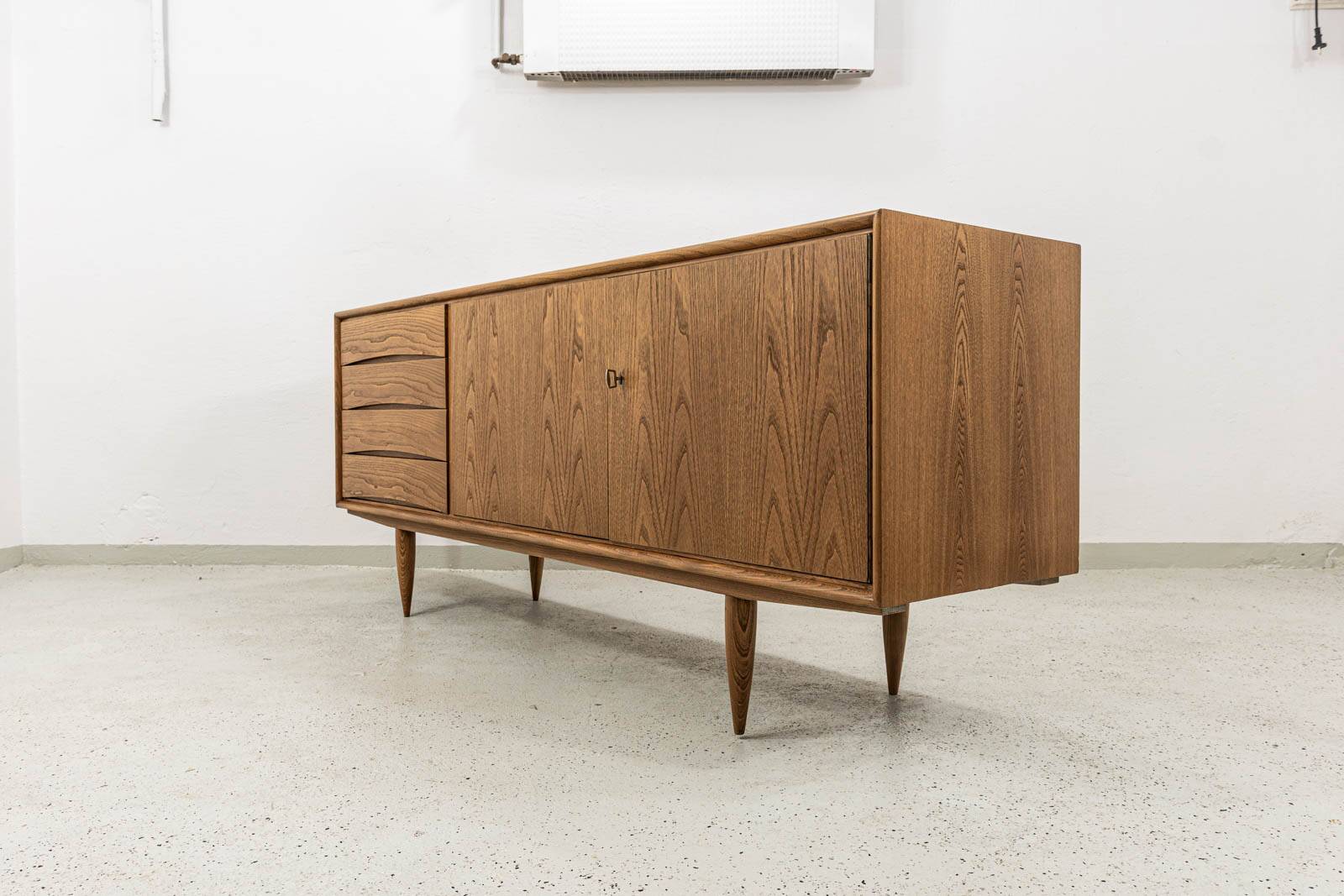 Vintage sideboard by Bydgoskie Fabryki Mebli, 1960, Poland