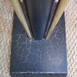 Black metal bell lamppost and 60s brass