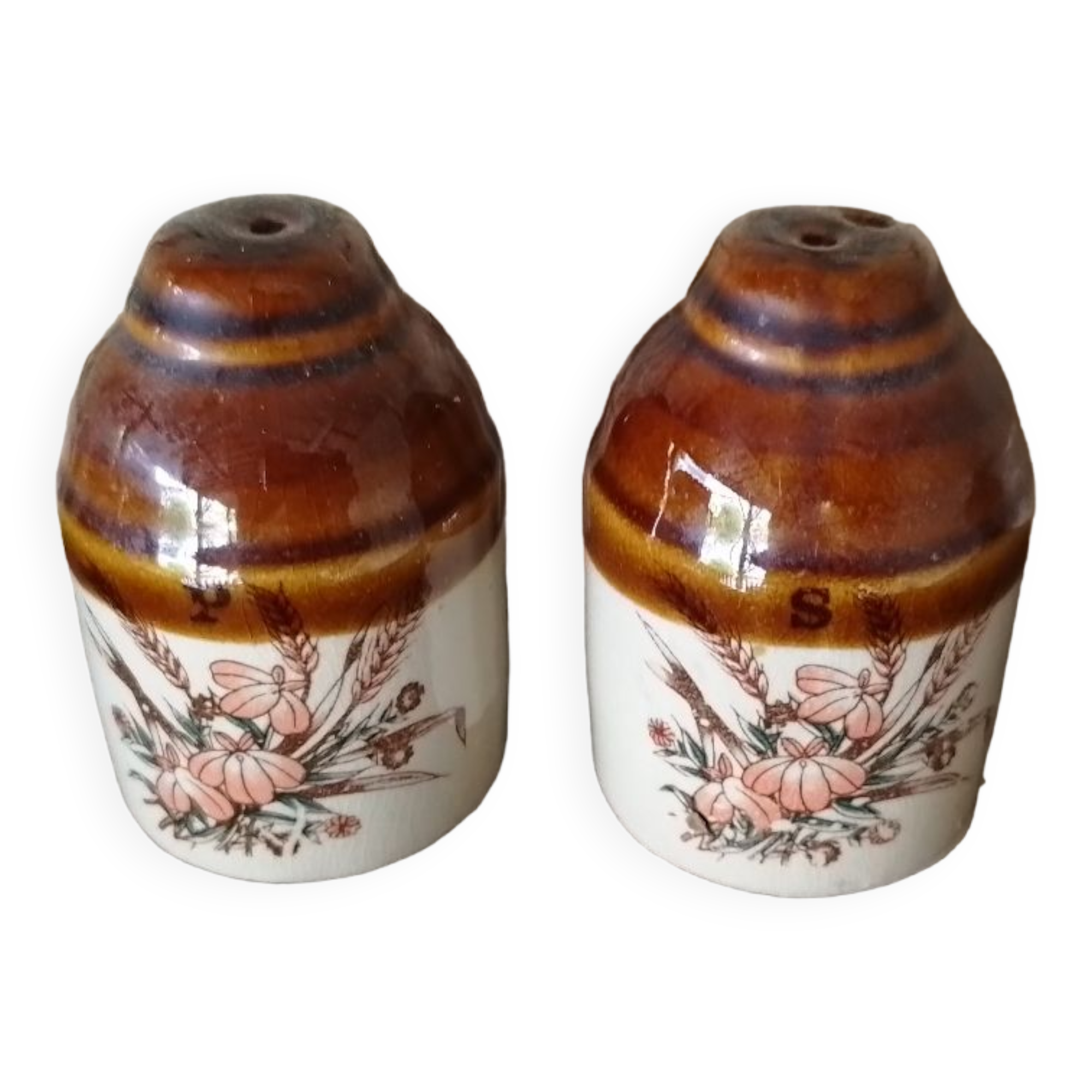 Vintage salt and pepper shakers