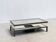 Table basse coulissante avec porte-bouteille attribuée à Maison Jansen