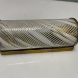 Appliques en verre de Murano en laiton, ensemble de 2