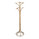 Coat rack parrot in rattan and bamboo