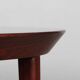 Round extendable table by Ole Hald for Gudme Møbelfabrik, 1960