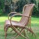 Vintage rattan bench