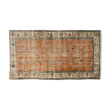 Anatolian handmade vintage rug 240 cm x 138 cm