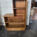 Pair of 1960s solid oak bookcases