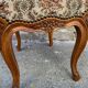 antique Louis XV Rocaille Rococo French vintage ottoman stool footstools