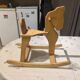 Rocking horse made of solid pine