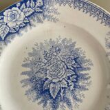 Set of 2 St Amand ironstone plates, Jardinière model