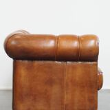 Sheepskin Leather 2.5-Seater Sofa