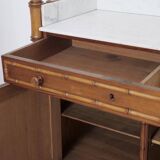 Late 19th century faux bamboo chest of drawers in pichepin