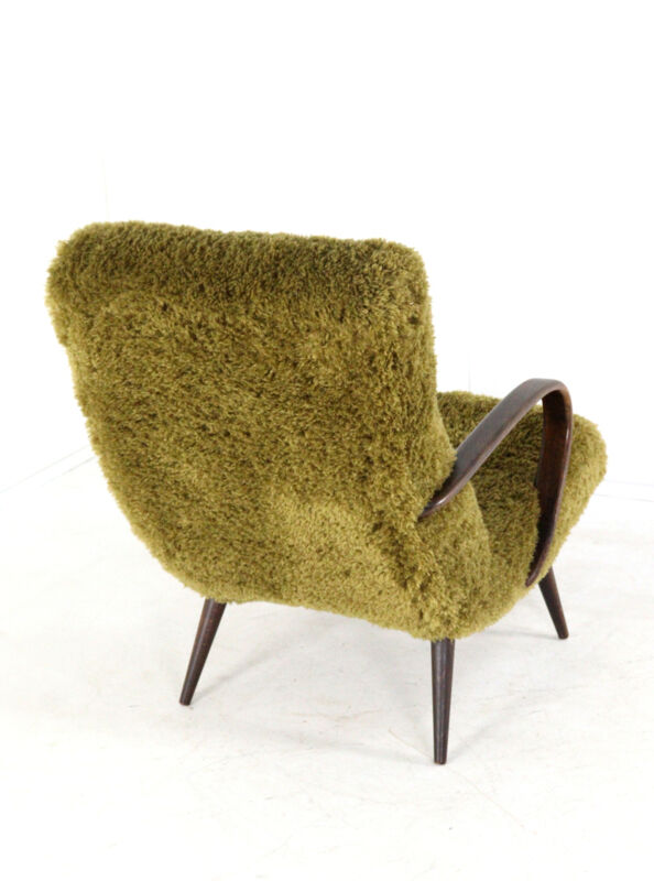 Doodly armchair - mid century modern - one off a kind upholstery