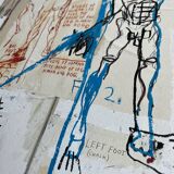 Jean Michel Basquiat (1960-1988), Leonardo da Vinci’s Greates Hits, 1982, Copyright Estate of Jean Michel Basquiat, Licensed by Artestar New York, Printed in UK