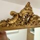 Small gilded rococo mirror antique