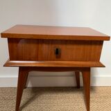 Vintage bedside table in 1960s