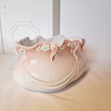 Art Deco Style French Porcelain Planter or Vase in Barbotine