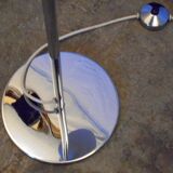 Lamppost 6 balls in white opaline, years 70