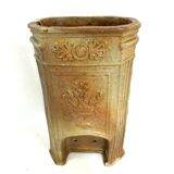 Terracotta garden fountain