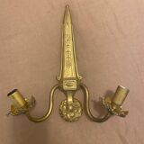 Applique en bronze doré