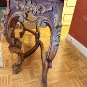 Antique carved wooden console – Louis XIV style – floral decoration