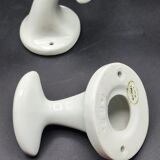 Limoges porcelain coat hooks