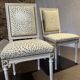 Paire de chaises style Louis XVI - Fabrication Moissonnier