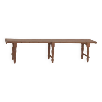 Banc Ancien Indien en Vieux Teck Pièce d’Origine