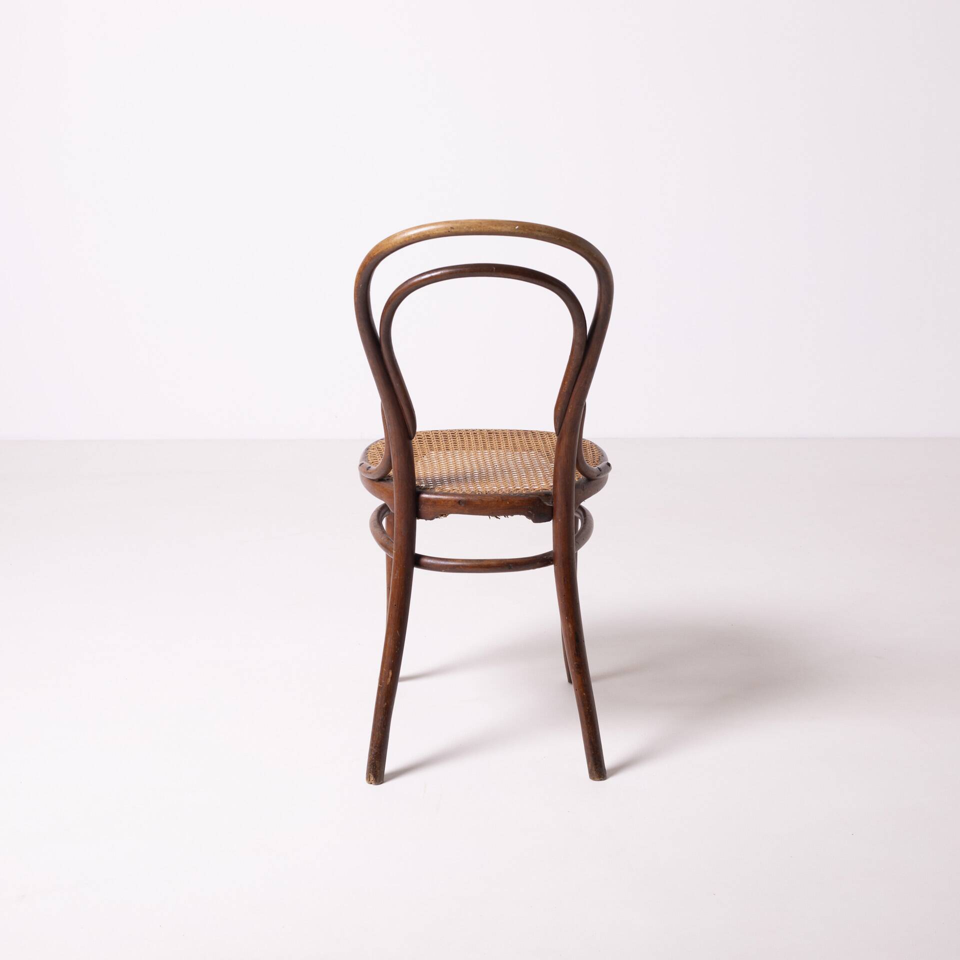 Antique Thonet 14 variation bentwood cane chair, Austria, circa 1900