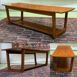 Teak coffee coffee table - 70s