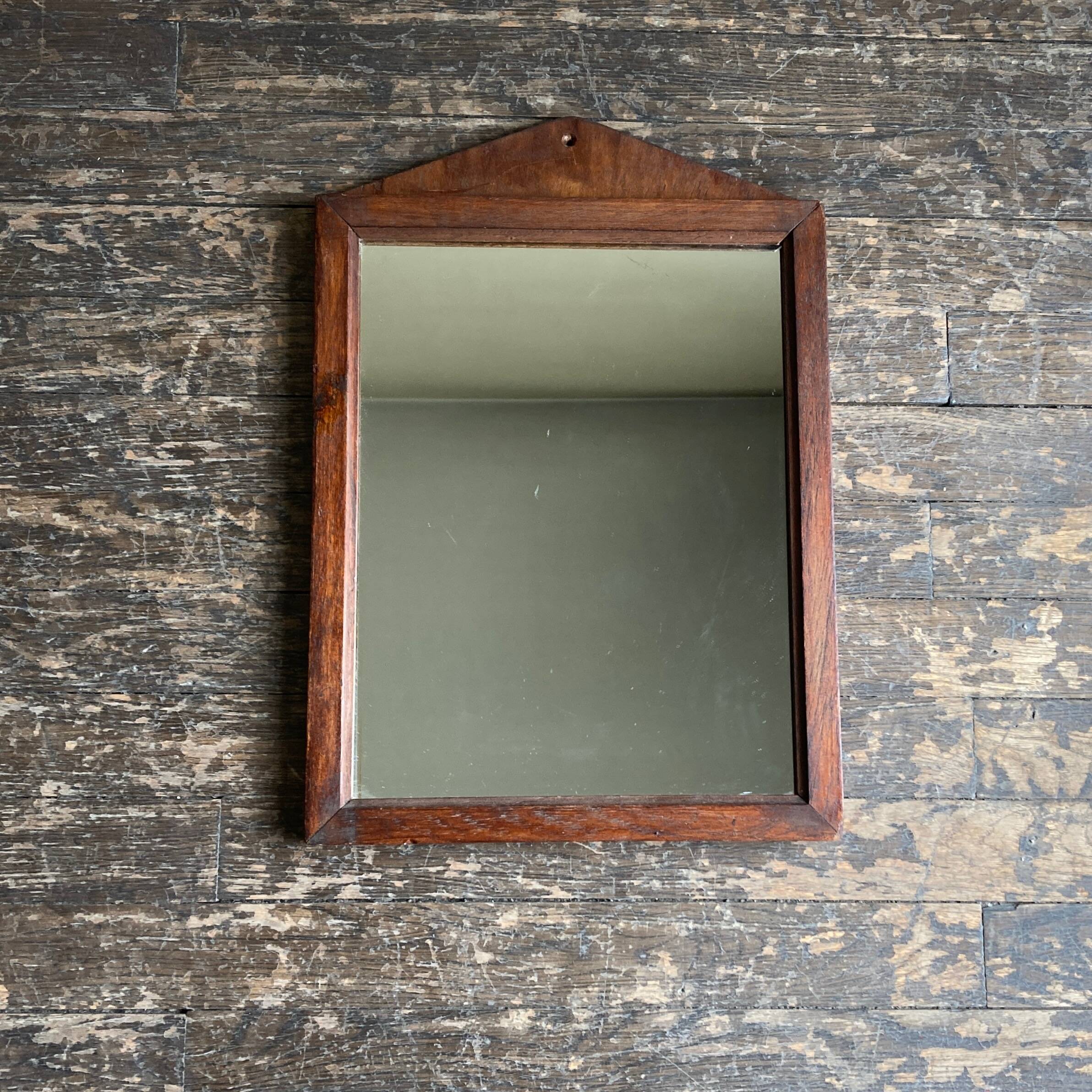 Miroir néo classique directoire en plywood 1960