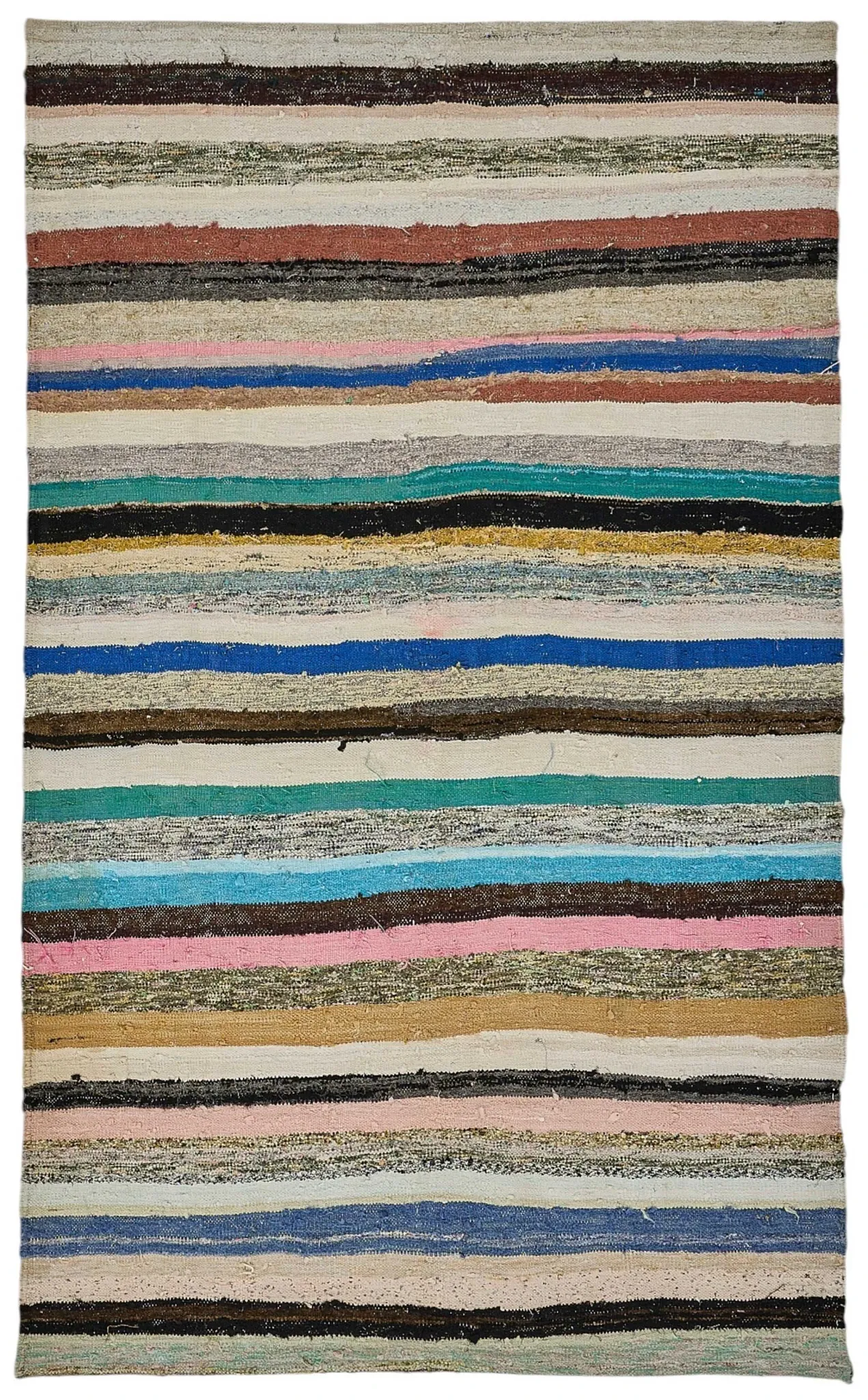Turkish Handwoven Flatweave Chaput Kilim 152 cm x 254 cm