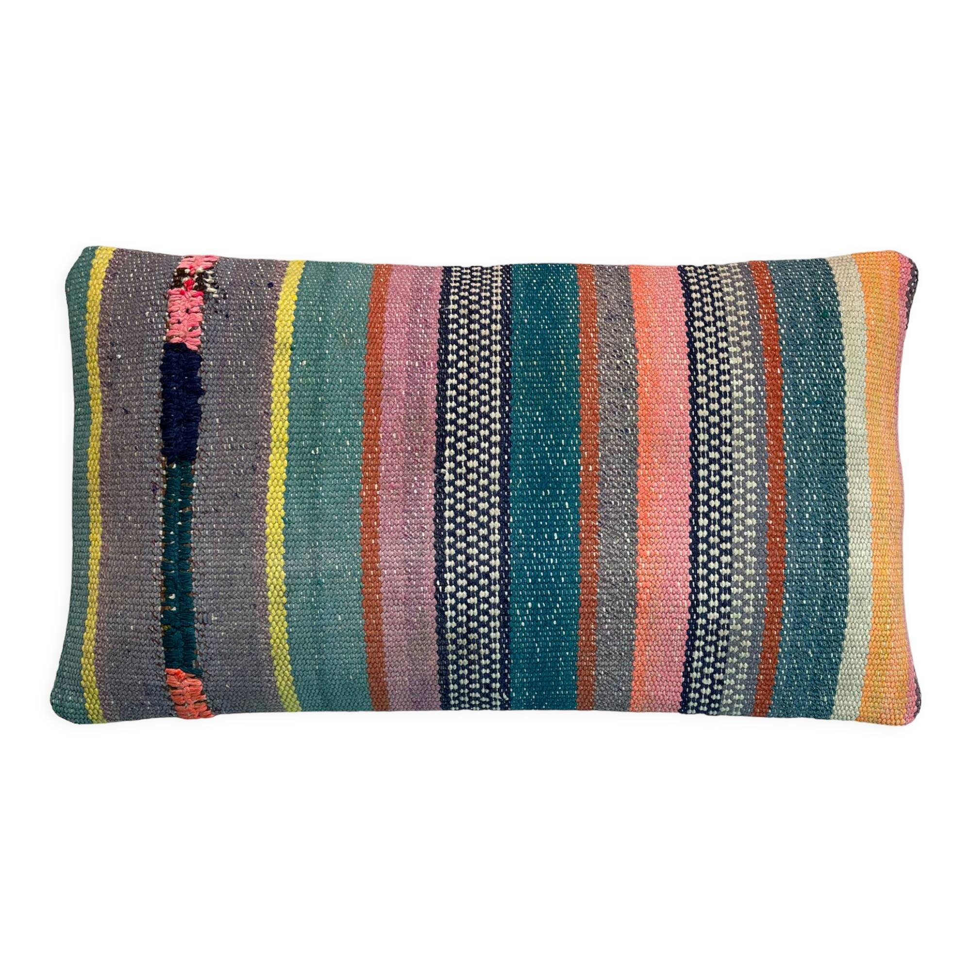 Vintage turkish kilim cushion cover