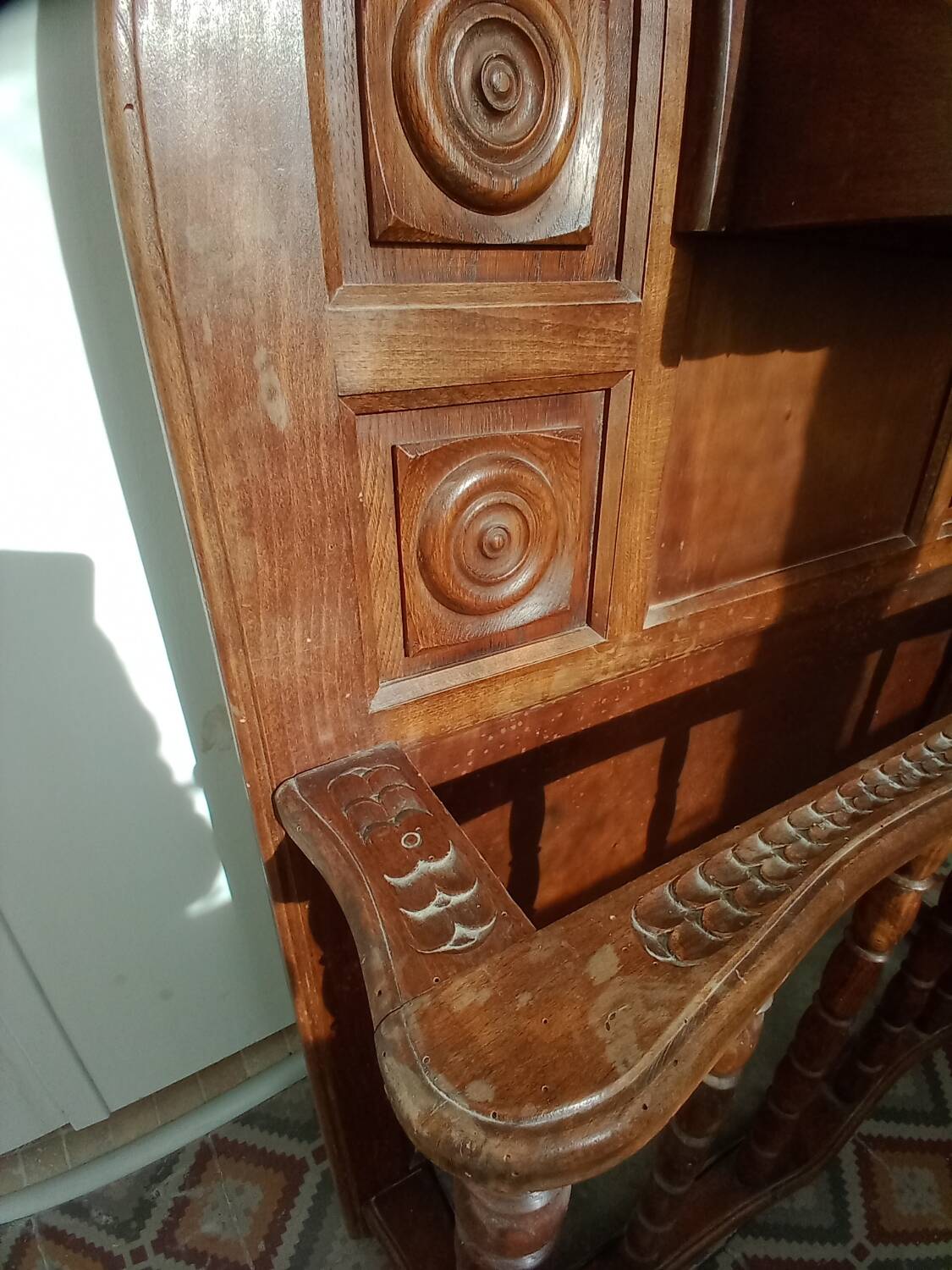 Wooden entrance locker