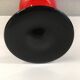 Vase vintage rouge et noir années 70