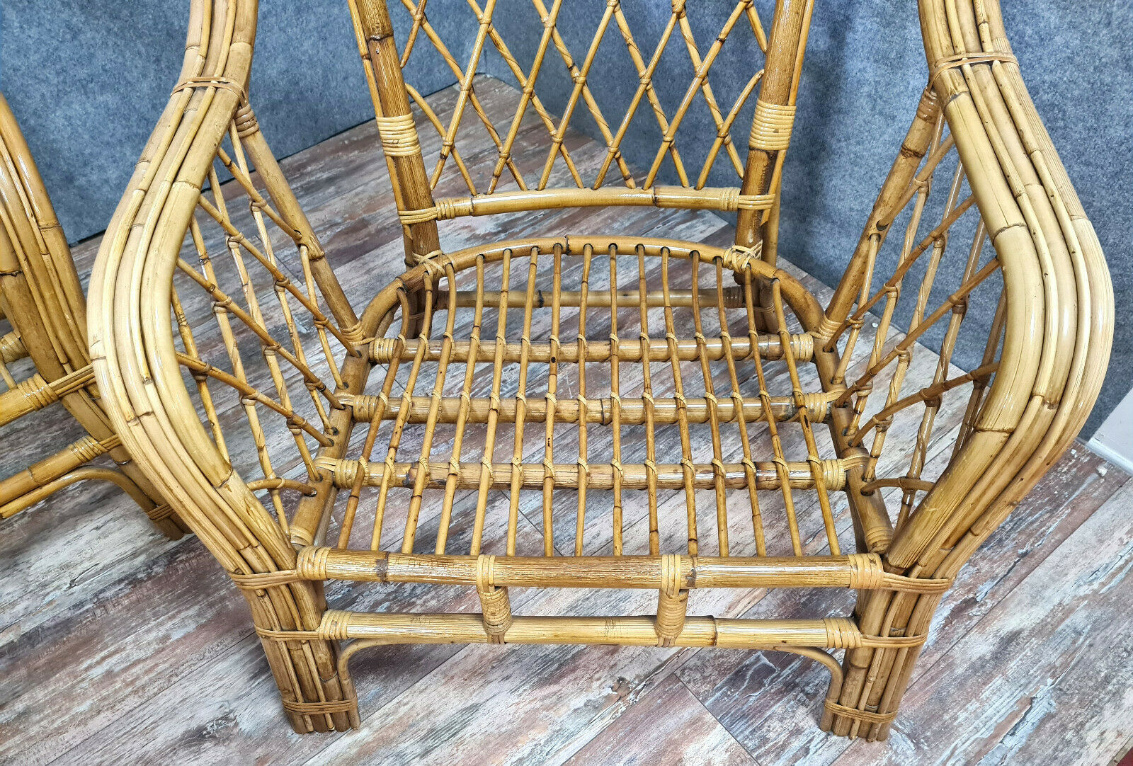 Salon en rotin 60/70