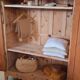 Antique fir wardrobe