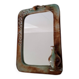 70s ceramic mirror