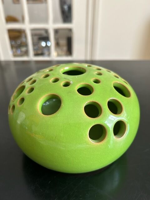 large spade flower paul badié pottery of la Brague