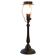 Vintage 1920s Danish table lamp in the style of Just Andersen Diskometal design
