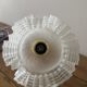 Vintage portable lamp with a skirt