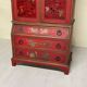 Trumeau with chest of drawers from the mid-20th century in chinoiserie style.