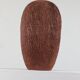 Vintage mid-century brutalist sgraffito ceramic vase