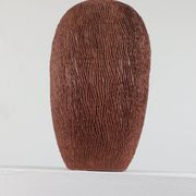 Vase en céramique sgraffito décor brutaliste vintage du milieu du siècle