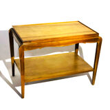 Vintage side table double top oak 1940