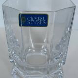 6 Sèvres crystal whisky glasses