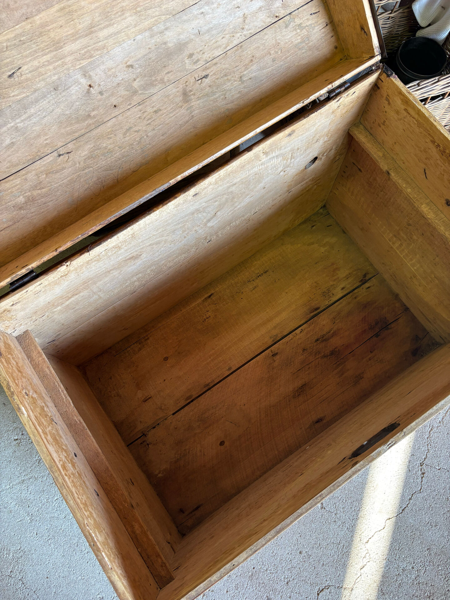 Antique wooden barrel